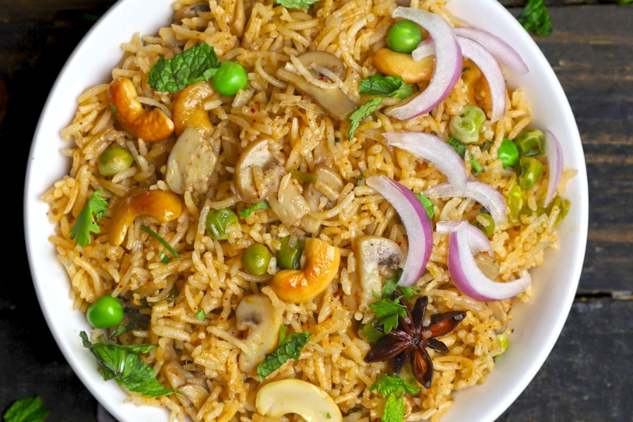Mashroom Pulao